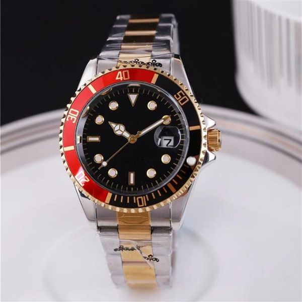 

automatic date luxury fashion watch men and women of the steel belt movement quartz clock men watches265r, Slivery;brown