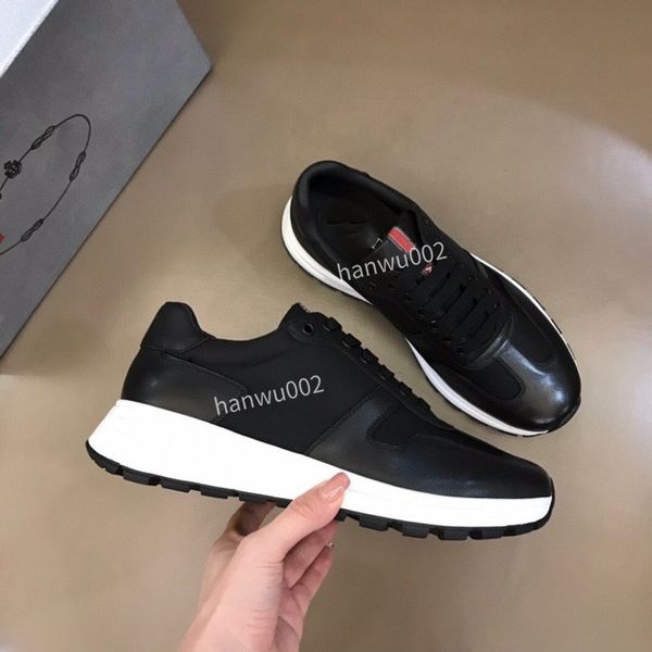 

2022 fashion white leather platform boots casual shoes metallic olive men women sneaker size38-45 rd220716, Black