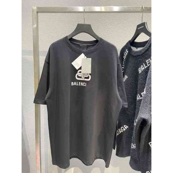 

t shirt designer shirts baleciga's only make paris tower lock print short sleeve t-shirt old summer new loose half high level luxury sh, White;black