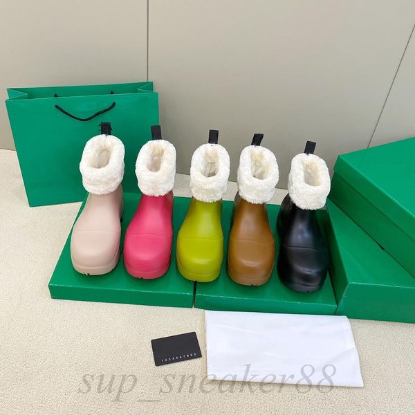 

2021 latest women boots candy rubber waterproof shoes womens walking bottegas''venetas zsh, Black