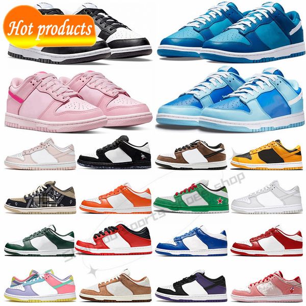 

2023 sandals men women sb designer casual shoes panda triple pink dark marina argon blue white black unc grey fog syracuse kentucky mens tra