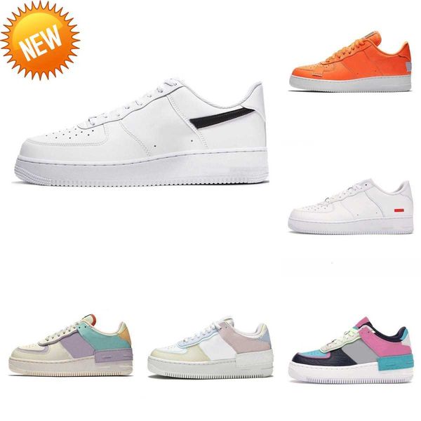 

new sandals mens sports shoes og classic triple white low forces shadow just utility black wheat sail pale ivory pastel beige trainer airs
