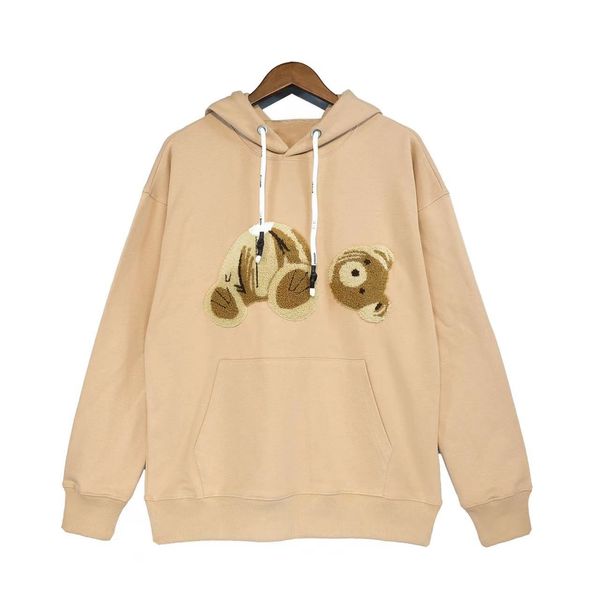 

new sale 2022 fashion hoodie broken bear hoody sweatshirt teddy bear trendy terry explosion men's hoodies sweater style men and women s, Black