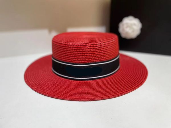 

bucket classic wide-brim hats letter decoration hat fashion wide straw cap parent-child flat-fitted triangle, Blue;gray