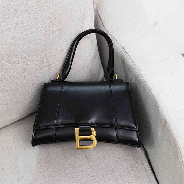 

handbags fashion balencigas bags designer square bag b-button hourglass korean single messenger women's hand