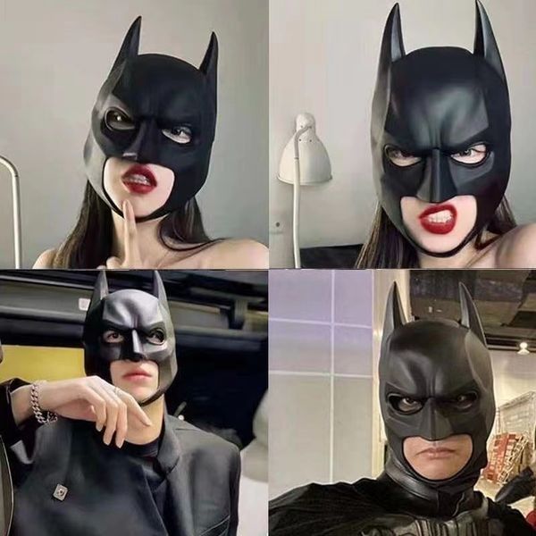 

halloween costume batman mask halloween bar full face p props, Black;red