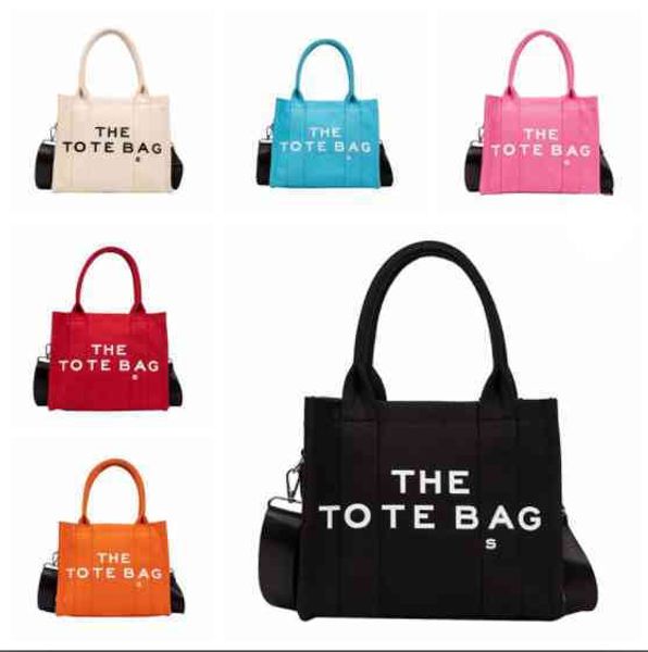 

totes bag marc tote bag handbag shoulder bags women designer fashion clutch casual canvas handbags summer ladies crossbody letter printing s