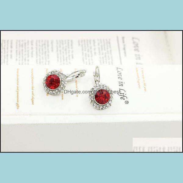 

dangle chandelier earrings sier plated jewelry elegant drop austrian crystal delivery 2021 newdhdhw2k, Silver