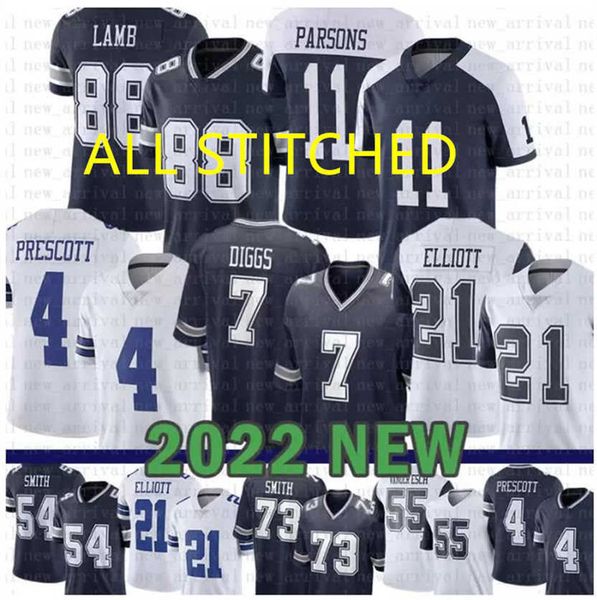 

custom micah parsons jersey dallas''cowboys''7 trevon diggs ceedee lamb dak prescott ezekiel elliott leighton vander esc