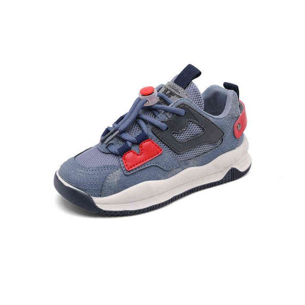 

sneakers four seasons children casual shoes fashion for boys kids mesh anti-slippery breathable outdoor l220827, Black;red