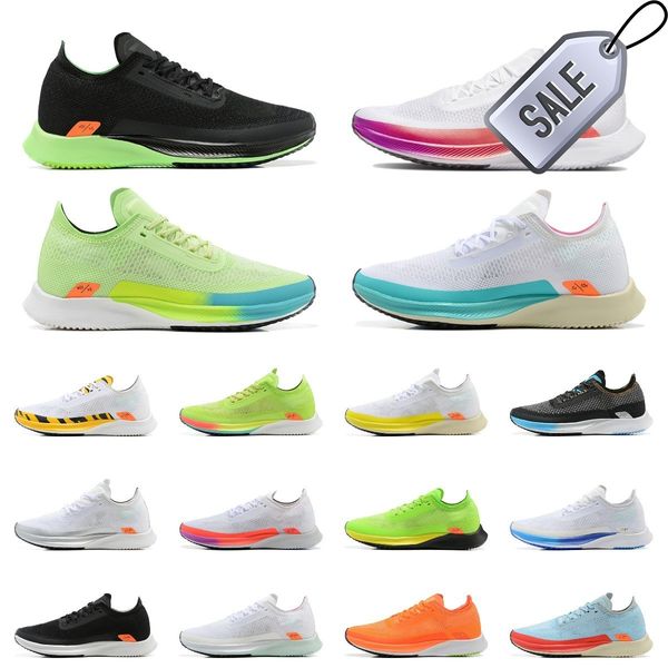 

brand sandals fashion 2022 women mens streakfly proto running shoes with socks black green blue orange pn dust white sliver pink mesh traine
