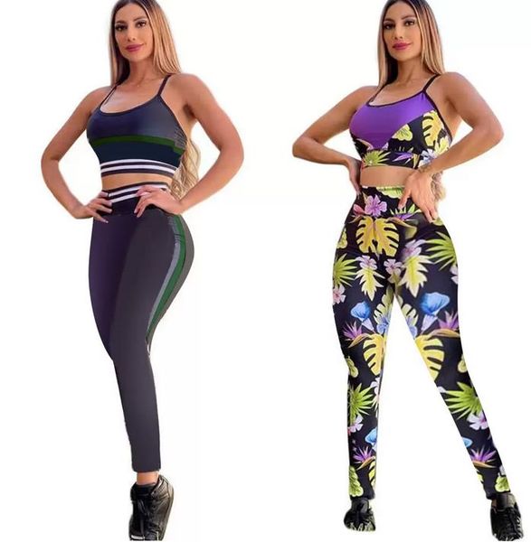 

womens tracksuits yoga woman causal sporting yoga crop and legging two pieces sets breathable tees bottoms lady slim tracksuit sport set jog, Gray