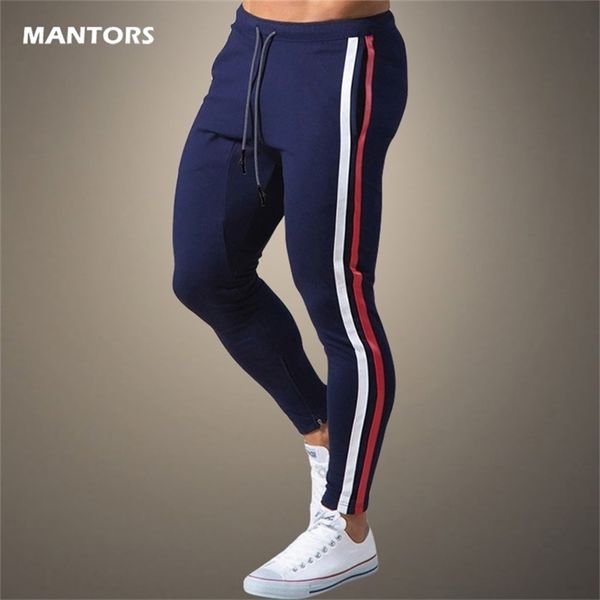 

men's pants streetwear joggers men casual trousers gym fitness pant elastic breathable tracksuit bottoms sports sweatpants 220827, Black