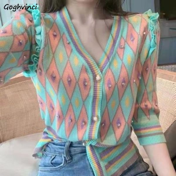 

women's jackets cardigan women vneck knitted casual streetwear fashion slim elegant ulzzang harajuku female chic vintage simple 220827, Black;brown