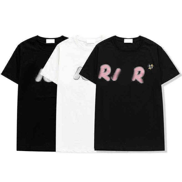 

22ss designer paris fans t shirts mens clothing women summer casual t-shirtsl cotton letter fashion short sleeve t-shirts, White