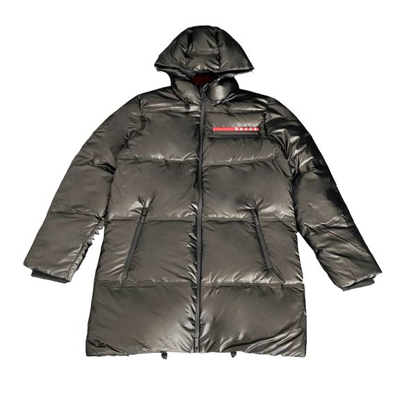 

italy famous luxury men goose down jackets north winter lr hx-027coat linea rossa red label limited series comfortable and warm jacket man c, Black