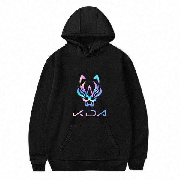 

men's hoodies & sweatshirts 100%cottonkda the baddest game fashion sweatshirt printed women/men spring autumn harajuku h4q1#, Black