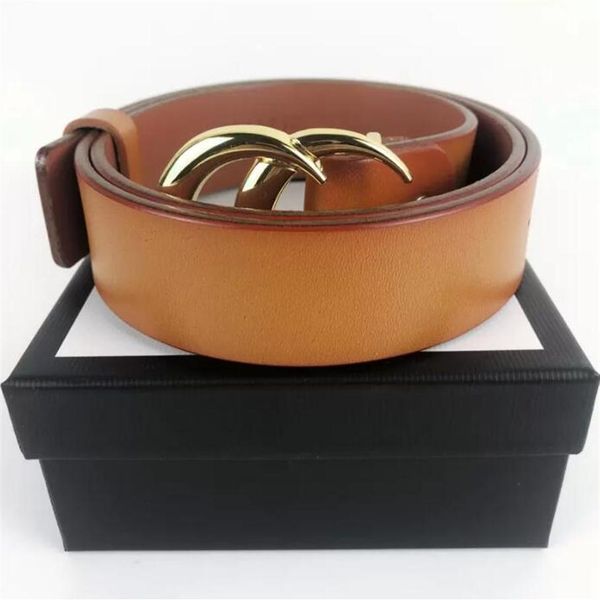 

designer women's belt 7 styles men's fashion luxury wide 3 8cm big buckle bronze and black belts with box240c, Black;brown