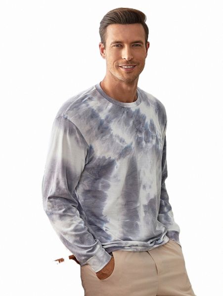 

men's hoodies & sweatshirts men tie dye pullover p5mm#, Black