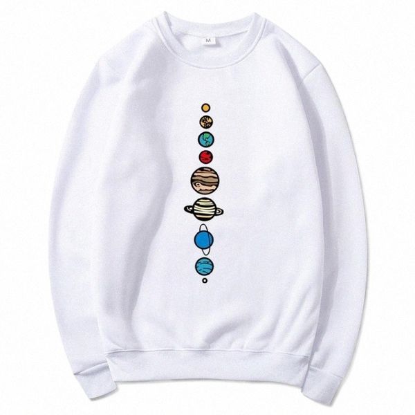 

men's hoodies & sweatshirts planets colour sweatshhirt hoodie men autumn winter warm creative design funny fitness man p1ma#, Black