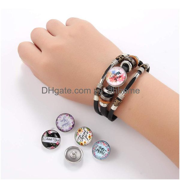 

charm bracelets snap jewelry charms glass button set fancy diy accessories for crafts sewing arcade women thanksgiving snaps amghf, Golden;silver