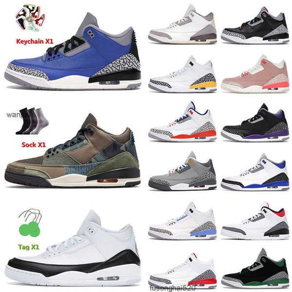 

shoes jumpman iii basketball shoes for mens women blue cement fragment knicks rivals cool grey laser orange rust pink court purple sneakers, Black