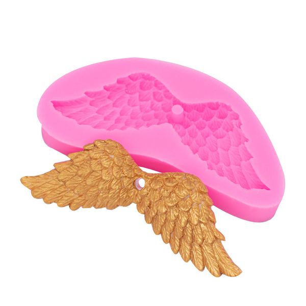 

angel wings 3d silicone baking moulds fondant mold cakes decoration tools diy kitchen candy clay gumpaste chocolate 1222940