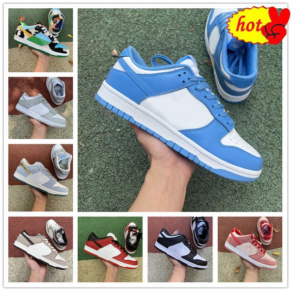 

sandals 2022 unc mens women casual shoes sb dunksb low triple black white wolf grey fog dust court purple green glow hyper cobalt sbdunk str