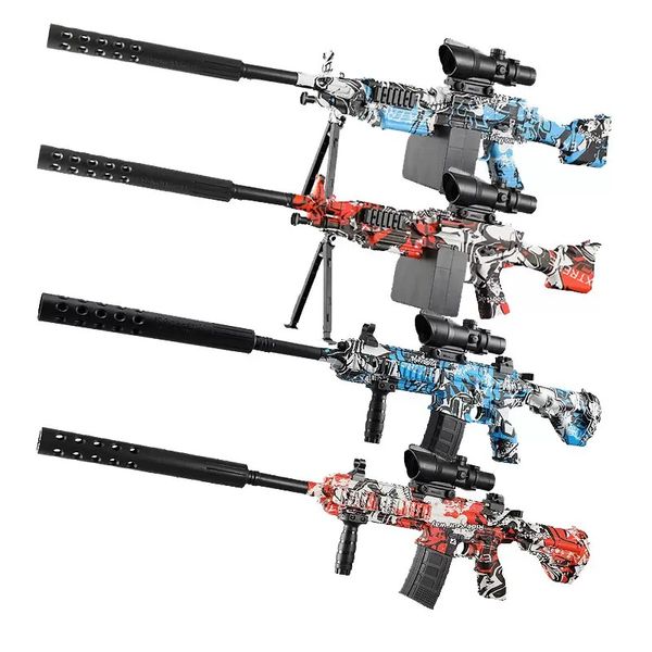 

m416m249 electric automatic rifle hydrogel sniper toy gun