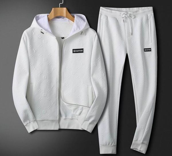 

realfine tracksuit 5a sports tracksuits for men size -4xl suit jacket and pants, Gray