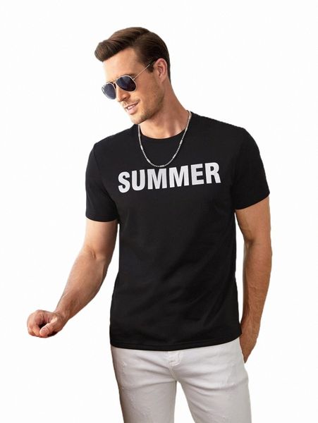 

men's t-shirts men letter graphic tee 2022 new h8vb#, White;black