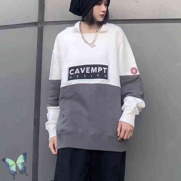 

men's hoodies sweatshirts stand-up collar cav empt c.e sweatshirts t220825, Black