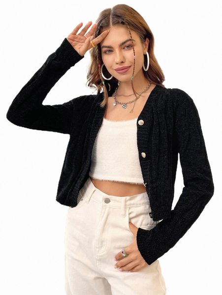 

women's sweaters mod button front cardigan 2022 new l3tc#, White;black
