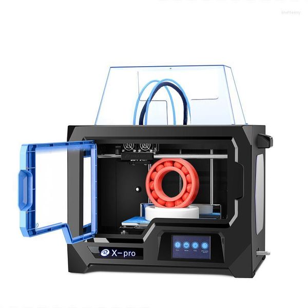 

printers qidi tech 3d printer dual extruder x -pro 4.3 inch touch screen wifi/lan connection 200 150 150mm print facesheild