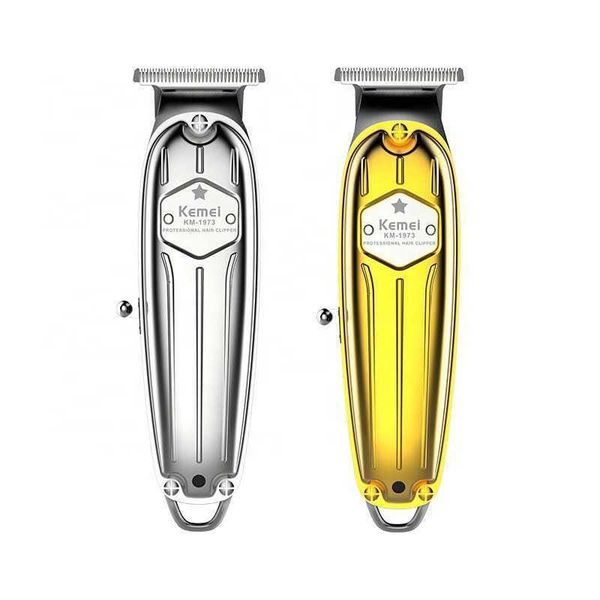 

hair trimmer km-1973 rechargeable electric clipper metal salon professional