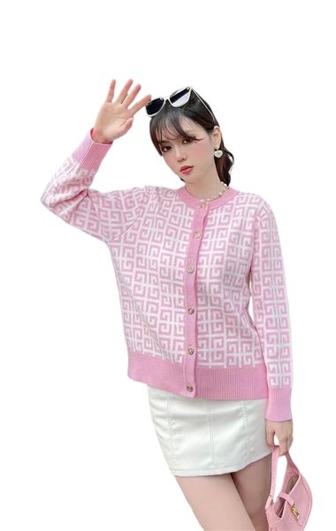 

balm brand jacket 2022 new women's autumn winter jacket fashion knitting cardigan designer high-grade casual spring coat birthday gift, Black;brown