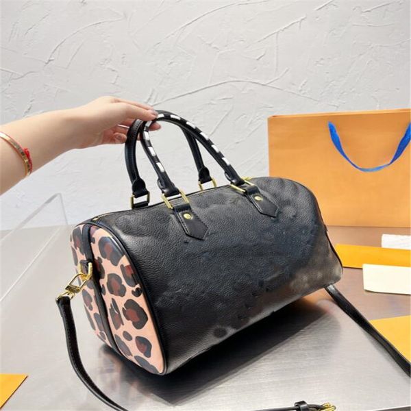 

lady lvity fashion bag pillows womens totes lvity bags embossed design leopard print 30cm handlvity bag purse