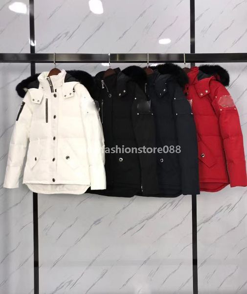 

parkas coats mens womens designers down jackets veste winter jassen puffer big fur apparel outerwear hiver canadian parkas, Black