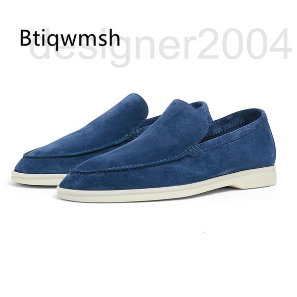 

dress shoes designer british style men shoes pointed toe brow suede real flat for male oxford causal man yo6b, Black