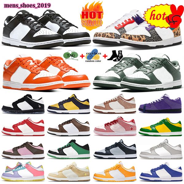 

sandals dunks panda casual shoes for men women designer sneakers white black unc grey fog varsity green syracuse candy university red mens t