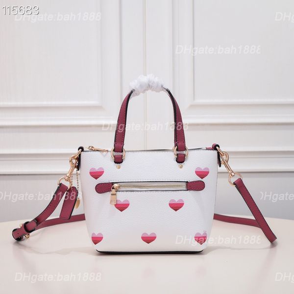 

new luxury designer women's bags fashion printed love handbag mini dumpling bag's leather one shoulder messenger bag