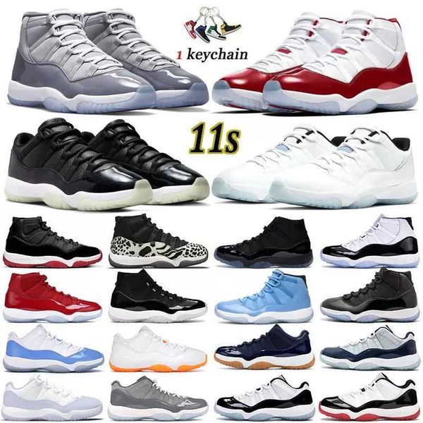 

jumpman 11 men basketball shoes 11s women 25th anniversary wmns concord 45 space jam cap and gown legend blue sport sneakers size 36-47