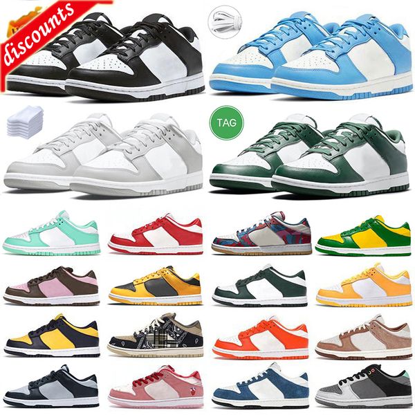 

new sandals mens running shoes designer sneakers white black panda green glow grey fog michigan syracuse trail unc blue pn dust kentucky sai