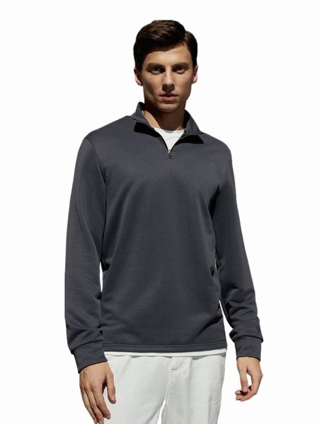 

men's hoodies & sweatshirts men half zip sweatshirt 39cs#, Black