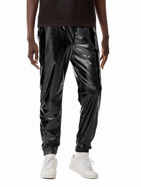 

men's pants men drawstring waist solid sweatpants d5zt#, Black