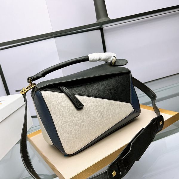 

lowe bag puzzle handbag lowe designer bag women single shoulder luxury fashion bags leather portable diagonal cross bags large woman tote ha