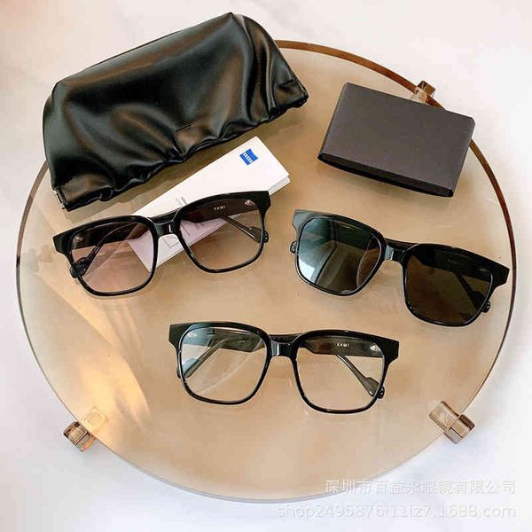 

sunglasses women's fashion sunglasses net red same plate square men's doil, White;black