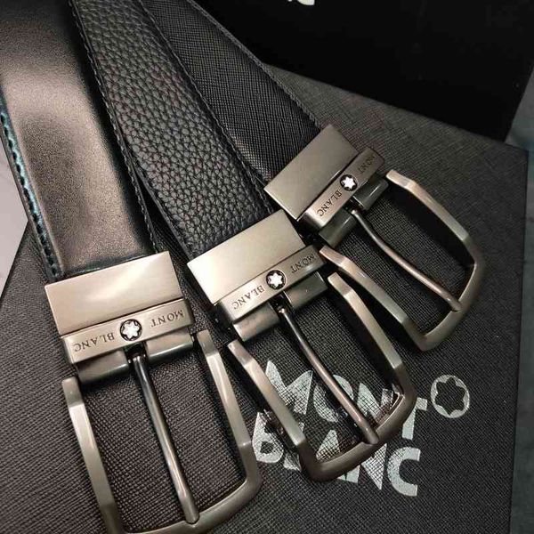 

belts classic men's business simple needle buckle leather belt zpiy, Black;brown