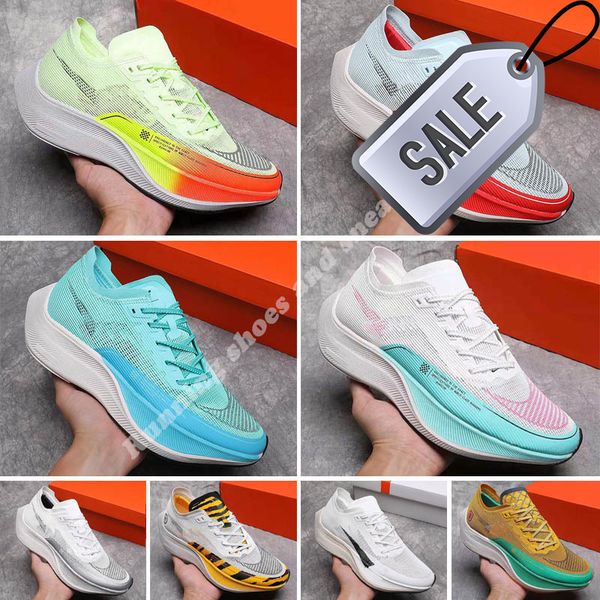 

brand sandals shoes zoomx vaporfly next% 2 women mens running valerian black white metallic silver authentic marathon athletic jogging sport