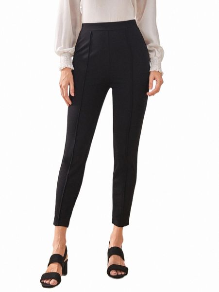 

women's pants & capris emery rose high waist skinny pants 39ou#, Black;white